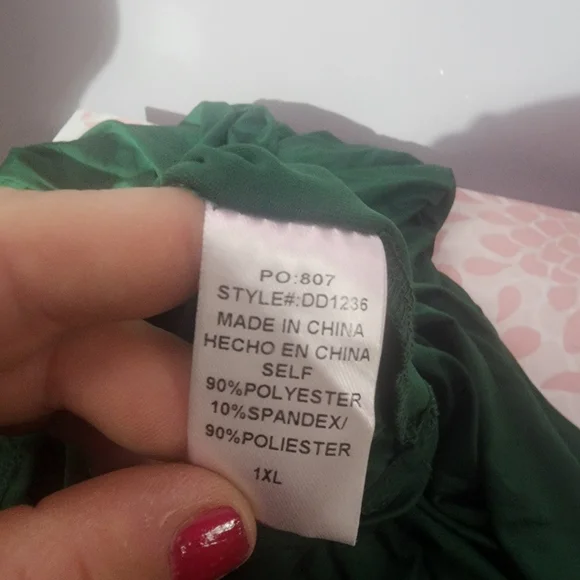 NWT Baltic Born Mimi Hunter Green Wrap Midi Dress - Picture 3 of 6